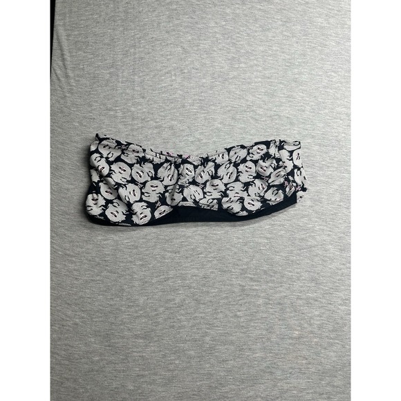 Betsey Johnson Other - BETSEY JOHNSON Pop Art Faces Bikini Top Strapless L